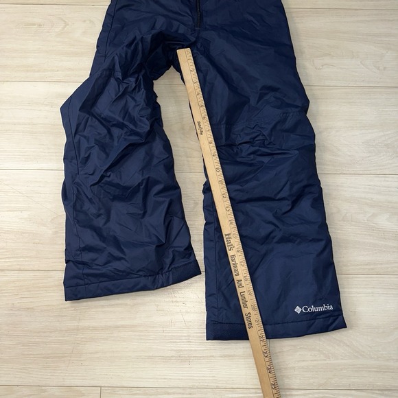 NEW Columbia Kids Snowslope II Bib Youth Small Navy Blue Snow Ski Snowboarding - Picture 5 of 5